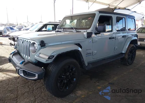 2023 Jeep Wrangler 4Xe Sahara 4X4 from USA, damaged, VIN 1C4JJXP65PW683471